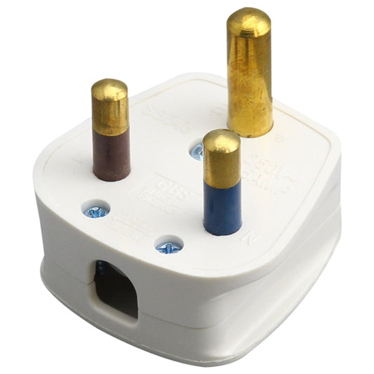 Three Pin Cylinder 15A Power Plug, UK Plug - Extension Socket by buy2fix | Online Shopping UK | buy2fix