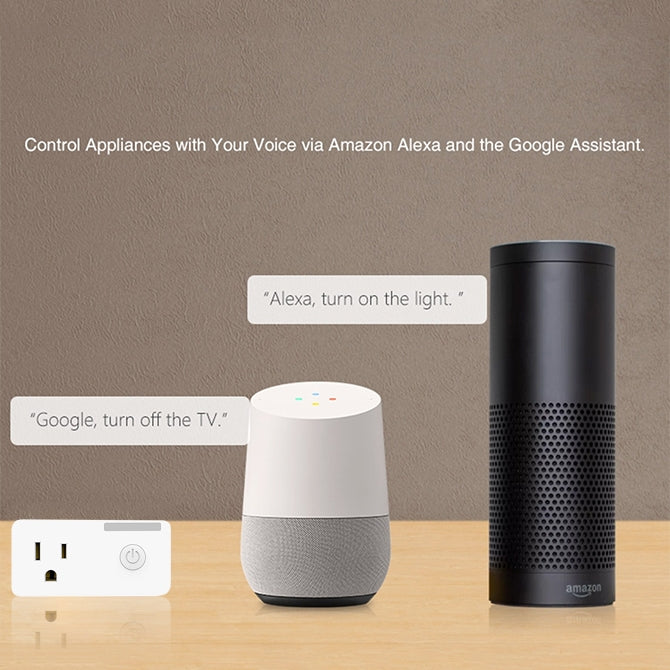 SA-004 10A EWeLink APP Remote Timing WiFi Smart Socket Works with Alexa and Google Home, US Plug - Smart Socket by buy2fix | Online Shopping UK | buy2fix