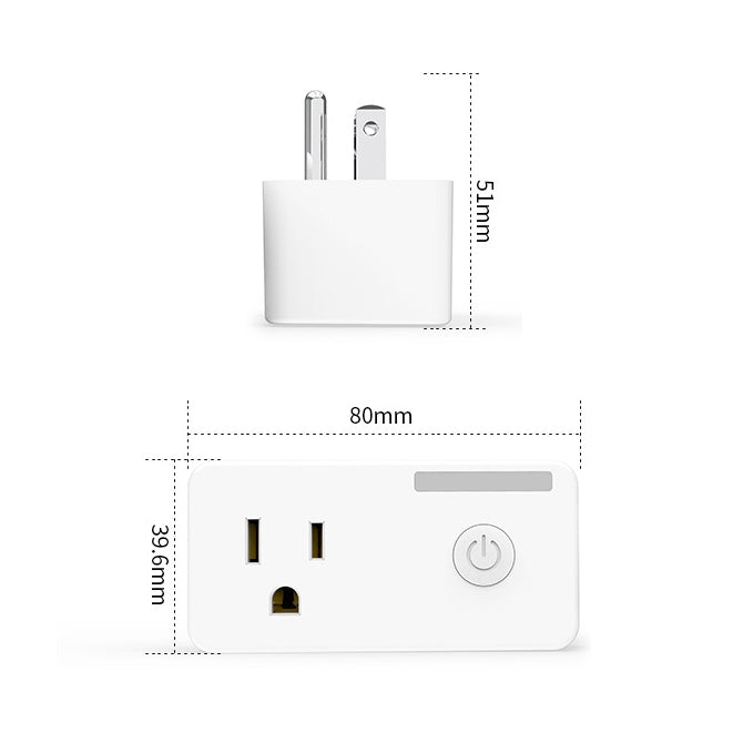 SA-004 10A EWeLink APP Remote Timing WiFi Smart Socket Works with Alexa and Google Home, US Plug - Smart Socket by buy2fix | Online Shopping UK | buy2fix