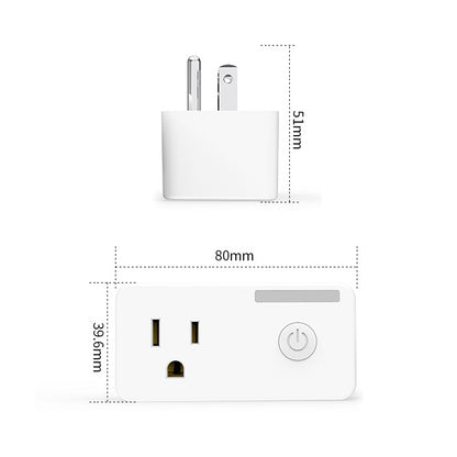 SA-004 10A EWeLink APP Remote Timing WiFi Smart Socket Works with Alexa and Google Home, US Plug - Smart Socket by buy2fix | Online Shopping UK | buy2fix