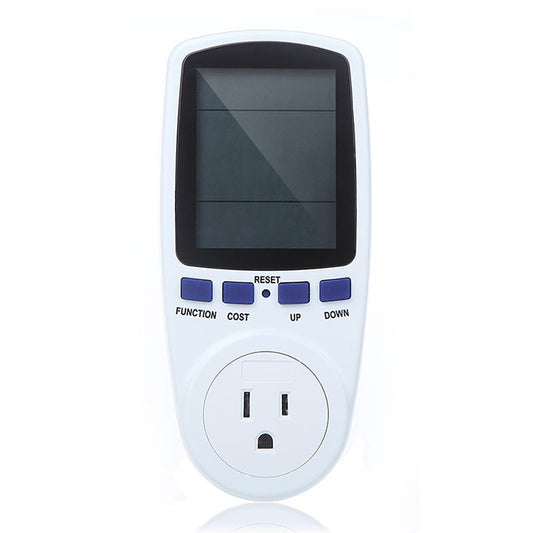AC 120V 60Hz Max 15A LCD Display Power Meter Energy Watt Amps Volt Electricity Usage Monitor Analyzer, US Plug - Current & Voltage Tester by buy2fix | Online Shopping UK | buy2fix