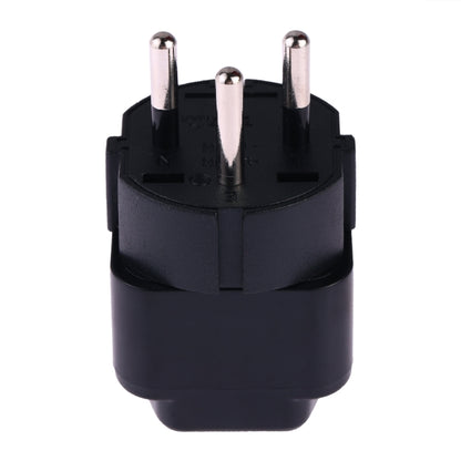 Portable Universal Socket to Israel Plug Power Adapter Travel Charger (Black) - Plug Adaptor by buy2fix | Online Shopping UK | buy2fix