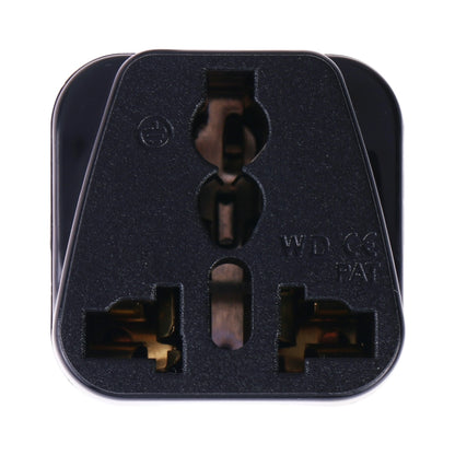 Portable Universal Socket to Israel Plug Power Adapter Travel Charger (Black) - Plug Adaptor by buy2fix | Online Shopping UK | buy2fix