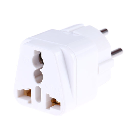 Portable Universal Socket to Israel Plug Power Adapter Travel Charger (White) - Plug Adaptor by buy2fix | Online Shopping UK | buy2fix