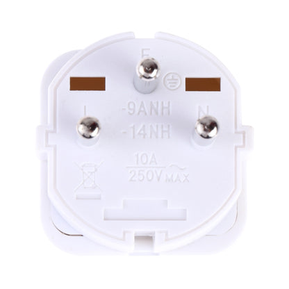 Portable Universal Socket to Israel Plug Power Adapter Travel Charger (White) - Plug Adaptor by buy2fix | Online Shopping UK | buy2fix
