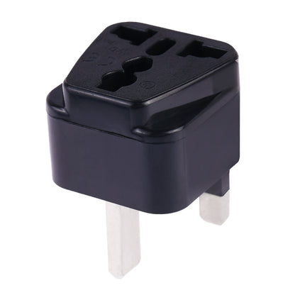 Portable Universal Socket to UK Plug Power Adapter Travel Charger (Black) - Plug Adaptor by buy2fix | Online Shopping UK | buy2fix