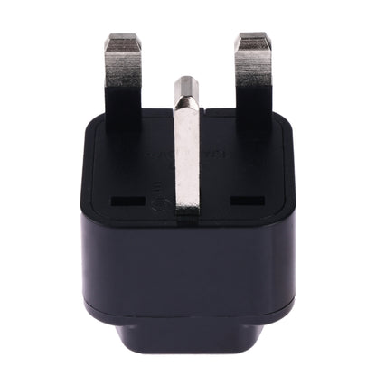 Portable Universal Socket to UK Plug Power Adapter Travel Charger (Black) - Plug Adaptor by buy2fix | Online Shopping UK | buy2fix