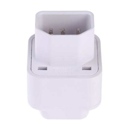 Portable Universal Socket to C14 Male Plug UPS PDU APC Computer Server Power Adapter Travel Charger (White) - Plug Adaptor by buy2fix | Online Shopping UK | buy2fix