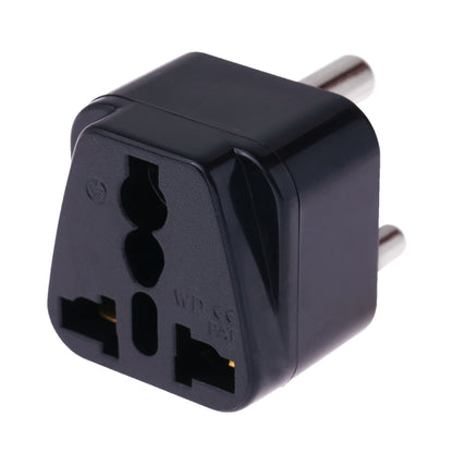 Portable Universal Socket to (Small) South Africa Plug Power Adapter Travel Charger (Black) - Plug Adaptor by buy2fix | Online Shopping UK | buy2fix
