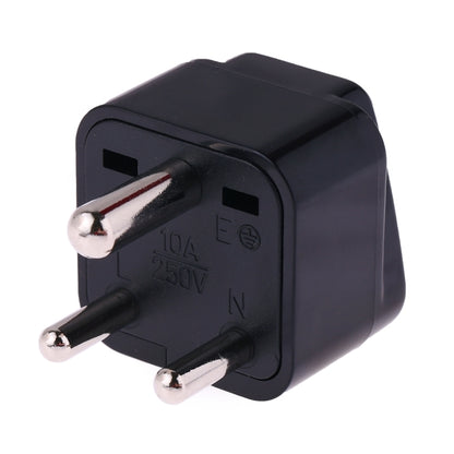 Portable Universal Socket to (Small) South Africa Plug Power Adapter Travel Charger (Black) - Plug Adaptor by buy2fix | Online Shopping UK | buy2fix