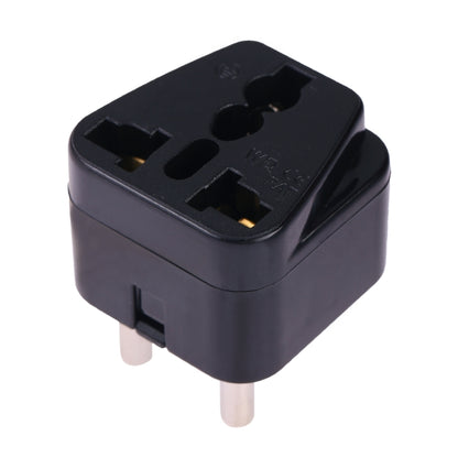 Portable Universal Socket to (Small) South Africa Plug Power Adapter Travel Charger (Black) - Plug Adaptor by buy2fix | Online Shopping UK | buy2fix