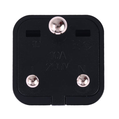 Portable Universal Socket to (Small) South Africa Plug Power Adapter Travel Charger (Black) - Plug Adaptor by buy2fix | Online Shopping UK | buy2fix