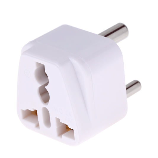 Portable Universal Socket to (Small) South Africa Plug Power Adapter Travel Charger (White) - Plug Adaptor by buy2fix | Online Shopping UK | buy2fix