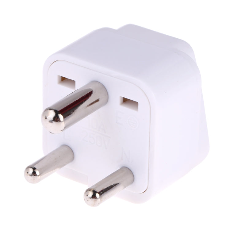 Portable Universal Socket to (Small) South Africa Plug Power Adapter Travel Charger (White) - Plug Adaptor by buy2fix | Online Shopping UK | buy2fix