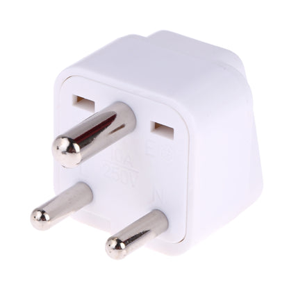 Portable Universal Socket to (Small) South Africa Plug Power Adapter Travel Charger (White) - Plug Adaptor by buy2fix | Online Shopping UK | buy2fix