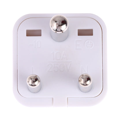 Portable Universal Socket to (Small) South Africa Plug Power Adapter Travel Charger (White) - Plug Adaptor by buy2fix | Online Shopping UK | buy2fix