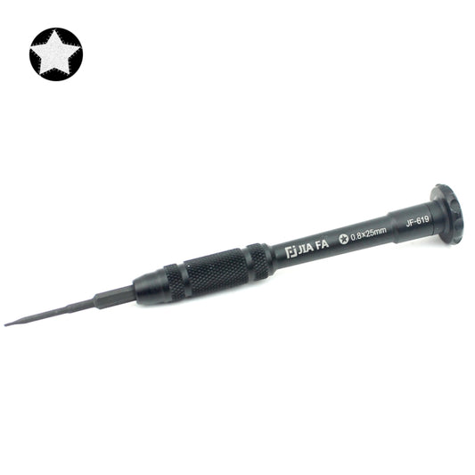 JIAFA JF-619-0.8 Pentalobe 0.8 x 30mm Screwdriver for iPhone Charging Port Screws(Black) - Screwdriver by buy2fix | Online Shopping UK | buy2fix