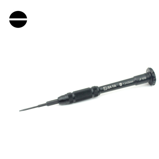 JIAFA JF-619-1.5 Mobile Phone Repair Tool 1.5 x 30mm Slotted Screwdriver(Black) - Screwdriver by buy2fix | Online Shopping UK | buy2fix