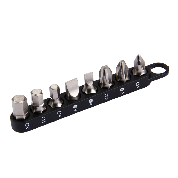 RGH-9A 9 in 1 Thin Ratchet Wrench Set (Straight) - Screwdriver by buy2fix | Online Shopping UK | buy2fix