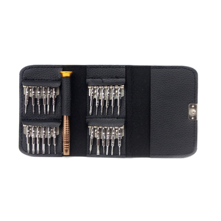 JIAFA JF-8129 24 in 1 Professional Multi-functional Screwdriver Set with Carrying Bag(Gold) - Screwdriver Set by JIAFA | Online Shopping UK | buy2fix