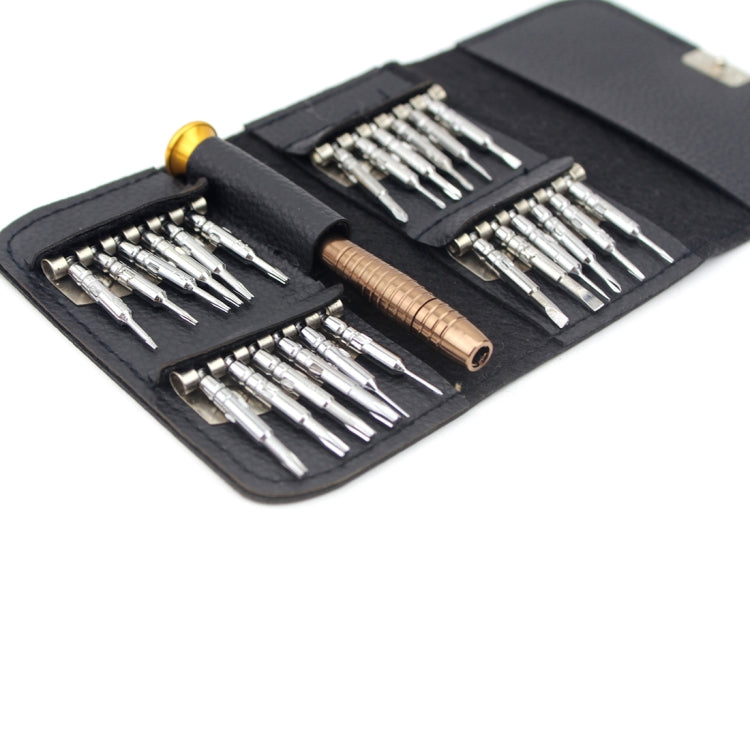 JIAFA JF-8129 24 in 1 Professional Multi-functional Screwdriver Set with Carrying Bag(Gold) - Screwdriver Set by JIAFA | Online Shopping UK | buy2fix