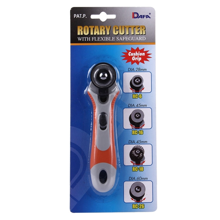 DAFA RC-6 28mm Dia Blade Straight Handle Rotary Cutter with Safeguard - Others by buy2fix | Online Shopping UK | buy2fix