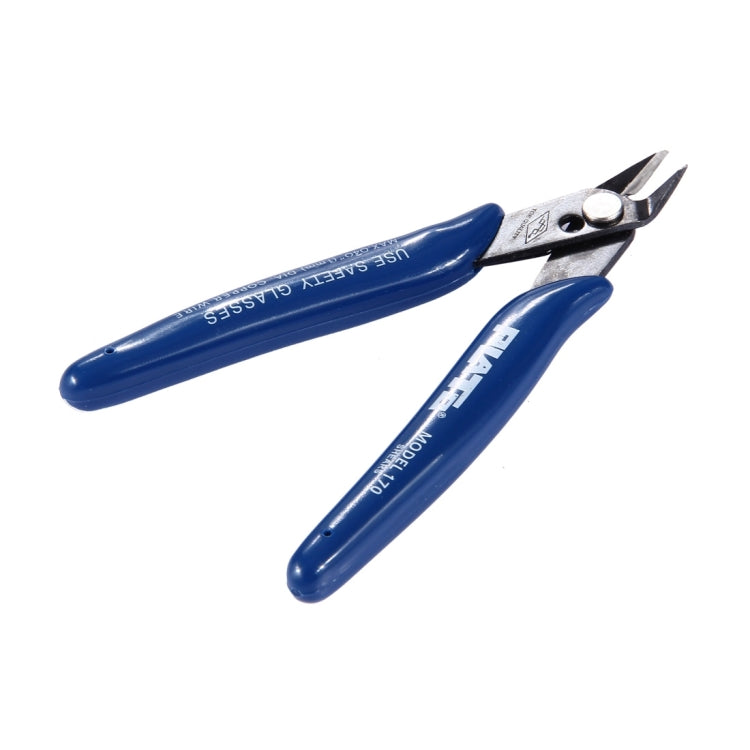 170 Electronic Pliers Diagonal Side Cutting  Cable Wire Cutter Repair Hand Tool(Dark Blue) - Pliers by buy2fix | Online Shopping UK | buy2fix