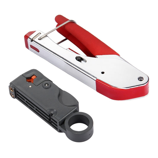 WLXY 518A Crimping Pliers Wire Stripper Repair Hand Tool Set for RG59 / RG6 Coaxial Cable - Lan Cable and Tools by WLXY | Online Shopping UK | buy2fix