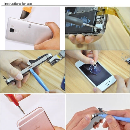 Appropriative Professional Screwdriver Repair Open Tool Kit with Roll Leather Bag For iPhone 7 & 7 Plus - Tool Kits by buy2fix | Online Shopping UK | buy2fix