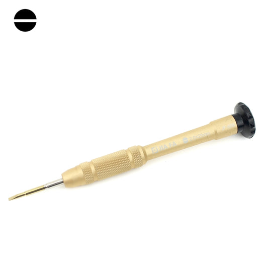 JIAFA JF-609-2.0 Mobile Phone Repair Tool 2.0 x 25mm Slotted Screwdriver (Gold) - Screwdriver by JIAFA | Online Shopping UK | buy2fix