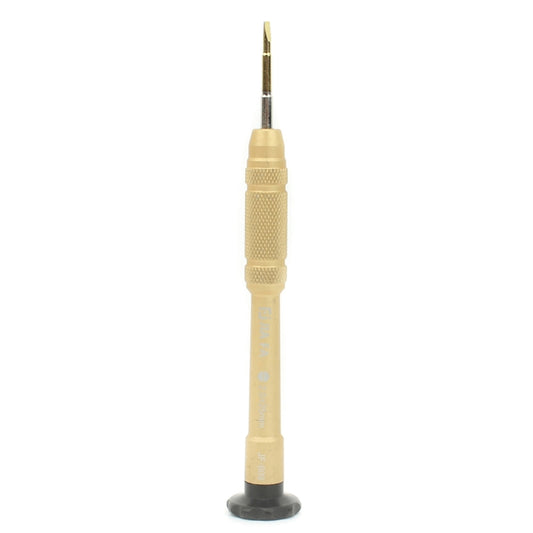 JIAFA JF-609-2.0 Mobile Phone Repair Tool 2.0 x 25mm Slotted Screwdriver (Gold) - Screwdriver by JIAFA | Online Shopping UK | buy2fix
