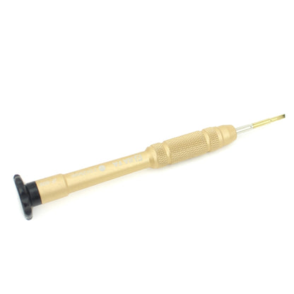 JIAFA JF-609-2.0 Mobile Phone Repair Tool 2.0 x 25mm Slotted Screwdriver (Gold) - Screwdriver by JIAFA | Online Shopping UK | buy2fix