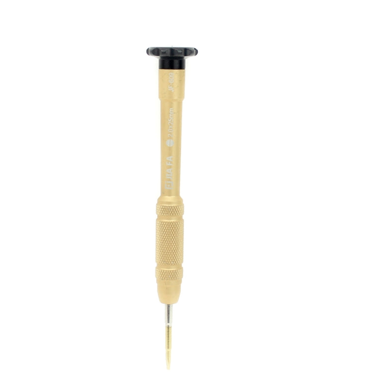 JIAFA JF-609-2.0 Mobile Phone Repair Tool 2.0 x 25mm Slotted Screwdriver (Gold) - Screwdriver by JIAFA | Online Shopping UK | buy2fix