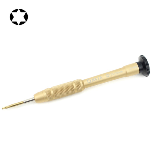 Professional Repair Tool Open Tool 25mm T5 Hex Tip Socket Screwdriver (Gold) - Screwdriver by buy2fix | Online Shopping UK | buy2fix