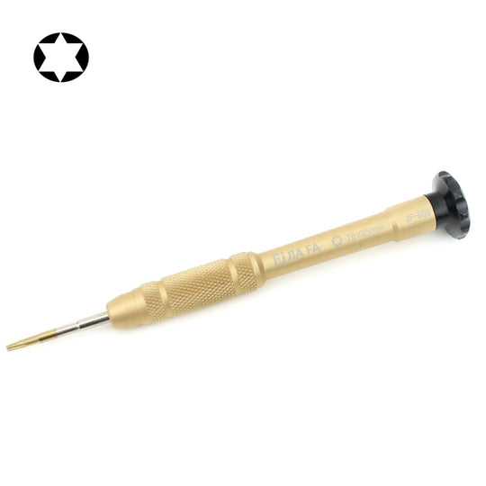 Professionelles Reparaturwerkzeug Offenes Werkzeug 25 mm T6 Innensechskant-Schraubendreher (Gold)