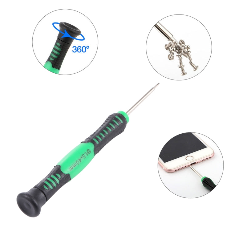 JIAFA JF-607-1.5 Cross 1.5 Mobile Phone Repair Screwdriver (Green) - Screwdriver by JIAFA | Online Shopping UK | buy2fix