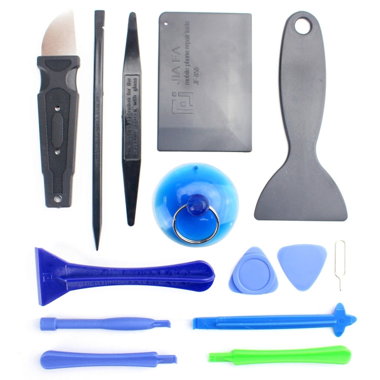 JF-CR01 14 in 1 Crowbar Repairing Disassemble Open Tool Kit - Tool Kits by JIAFA | Online Shopping UK | buy2fix