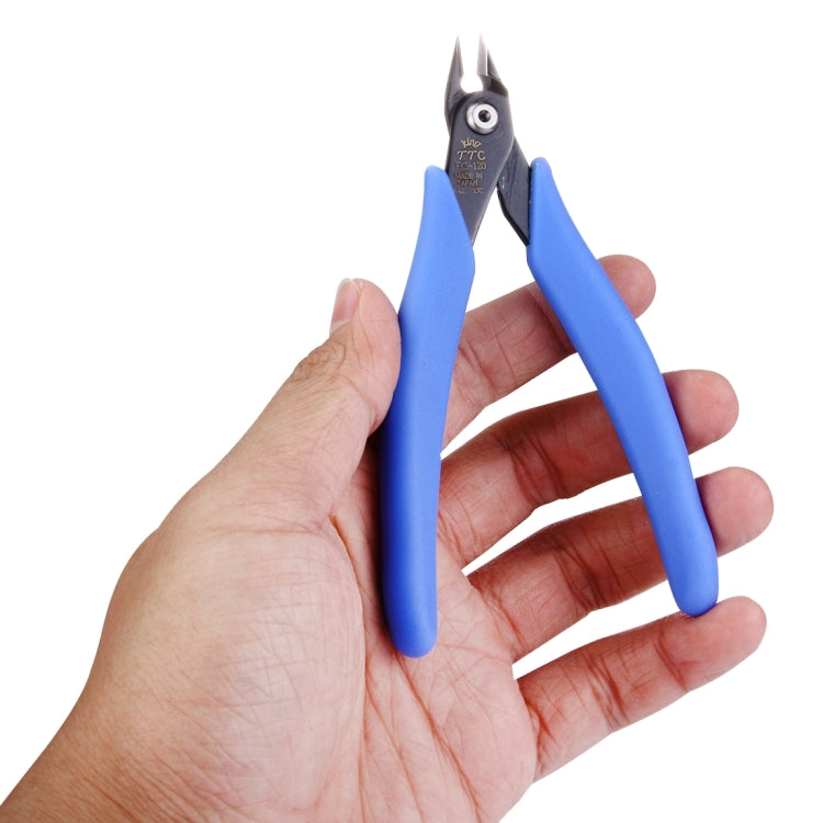 FC-120 Mini Electronic Pliers Diagonal Side Cutting  Cable Wire Cutter Repair Hand Tool(Blue) - Burin &Cutting Knife by buy2fix | Online Shopping UK | buy2fix