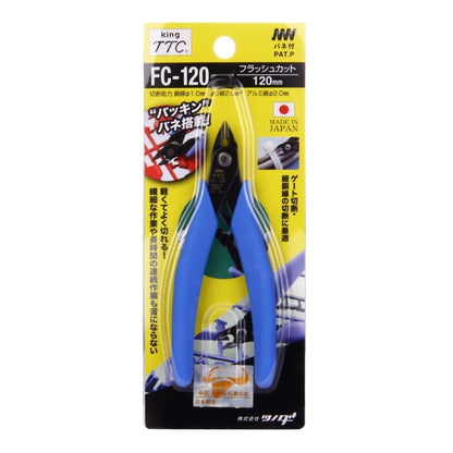 FC-120 Mini Electronic Pliers Diagonal Side Cutting  Cable Wire Cutter Repair Hand Tool(Blue) - Burin &Cutting Knife by buy2fix | Online Shopping UK | buy2fix