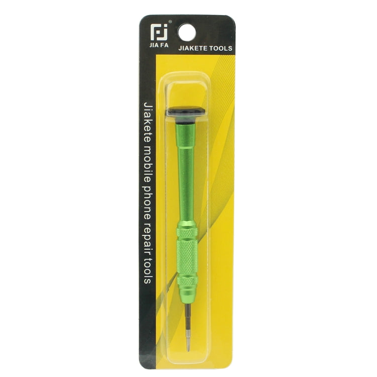 JIAFA JF-609-1.5 Cross 1.5 Mobile Phone Repair Screwdriver (Green) - Screwdriver by JIAFA | Online Shopping UK | buy2fix
