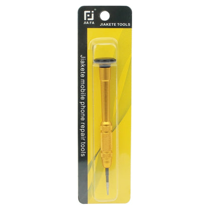 JIAFA JF-609-1.5 Cross 1.5 Mobile Phone Repair Screwdriver(Gold) - Screwdriver by JIAFA | Online Shopping UK | buy2fix