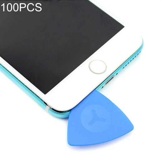 100 PCS JIAFA P8818 Plastic Phone Repair Triangle Opening Picks(Blue) - Crowbar by JIAFA | Online Shopping UK | buy2fix