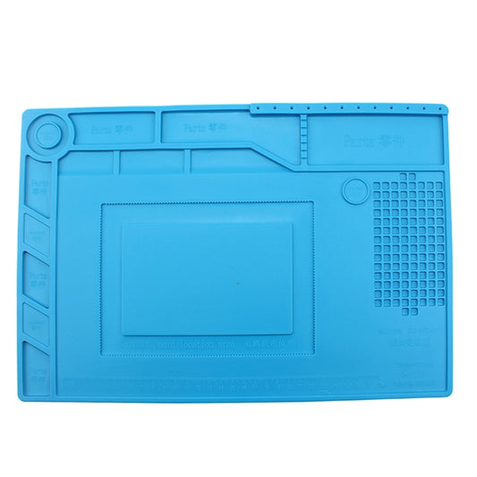 JIAFA S-150 Maintenance Platform Heat-resistant Repair Insulation Pad Silicone Mats with Screws Position(Blue) - Working Mat by JIAFA | Online Shopping UK | buy2fix