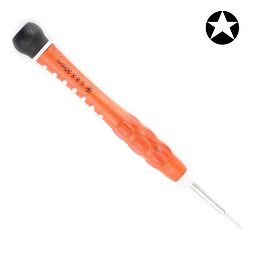 Professional Repair Tool Open Tool 0.8 x 30mm Pentacle Tip Socket Screwdriver(Orange) - Screwdriver by buy2fix | Online Shopping UK | buy2fix