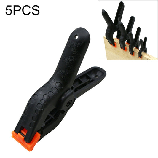 5 PCS Woodworking Photo Studio Photography Backdrop Nylon Clip Support Spring Clamp, Length: 90mm - Clamps by buy2fix | Online Shopping UK | buy2fix