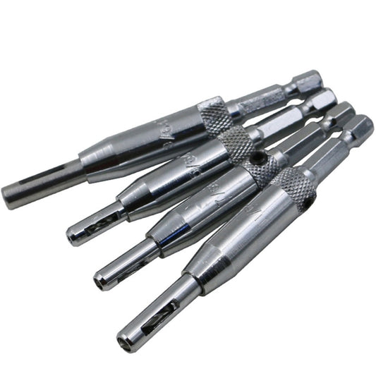 4 PCS/Set Doors Self Centering Hinge Tapper Core Drill Bit Set Hole Puncher Woodworking Tools(5/64,7/64,9/64,11/64 inch) - Drill & Drill Bits by buy2fix | Online Shopping UK | buy2fix