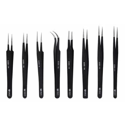 BEST BST-16 Precision Anti-static ESD Stainless Steel Tweezers - Tweezers by BEST | Online Shopping UK | buy2fix