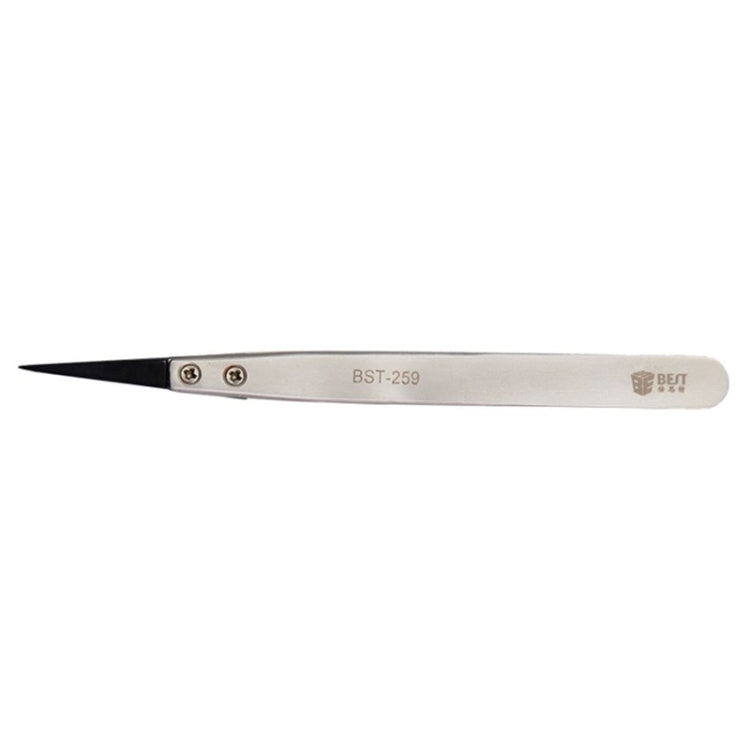 BEST BST-259 Stainless Steel Snti Static Tweezer - Tweezers by BEST | Online Shopping UK | buy2fix