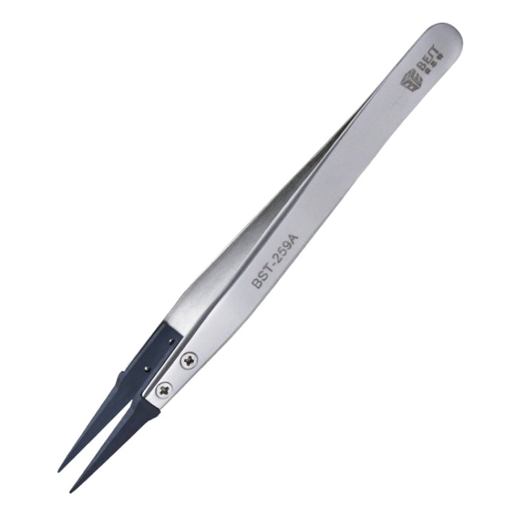 BEST BST-259A  Stainless Steel Snti Static Tweezer - Tweezers by buy2fix | Online Shopping UK | buy2fix