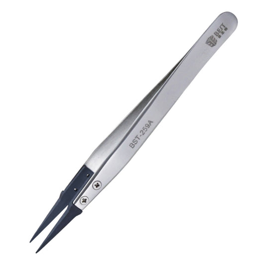 BEST BST-259A  Stainless Steel Snti Static Tweezer - Tweezers by buy2fix | Online Shopping UK | buy2fix